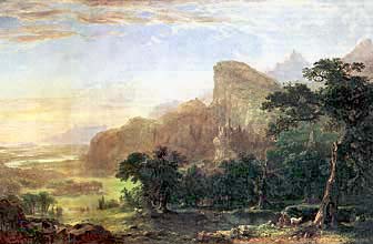Asher B. Durand "Scene from Thanatopsis" 1850